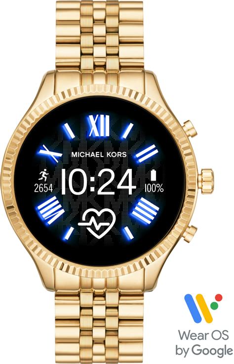 michael kors access gen 5 lexington gold-tone smartwatch|Gen 5 Lexington Pavé Gold.